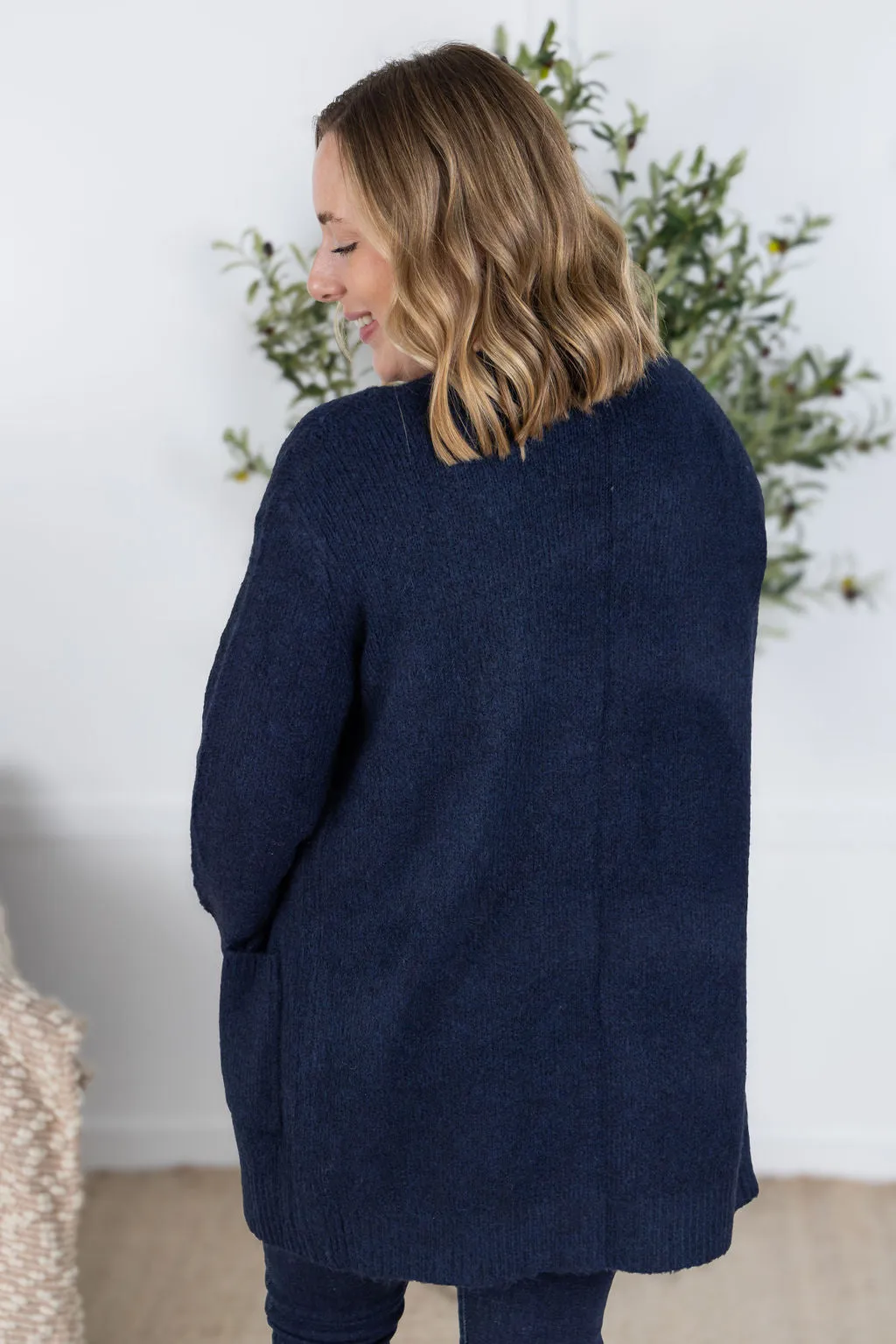 IN PRODUCTION Madison Cozy Cardigan - Navy