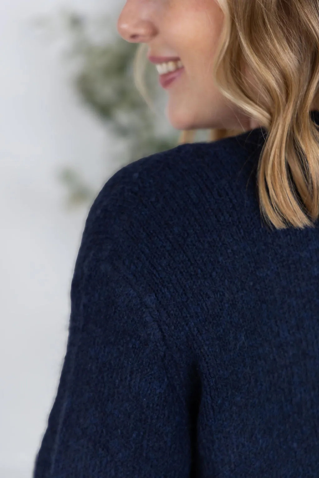 IN PRODUCTION Madison Cozy Cardigan - Navy