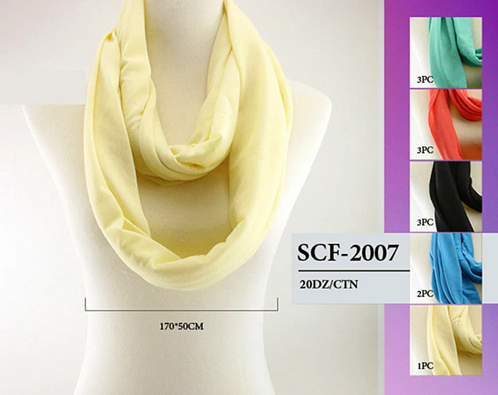 Infinity Double Loop Circle Scarves