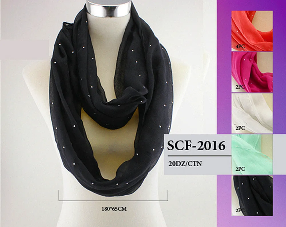 Infinity Double Loop Circle Scarves