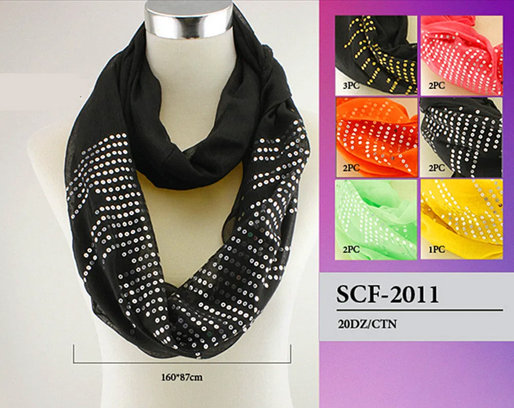 Infinity Double Loop Circle Scarves