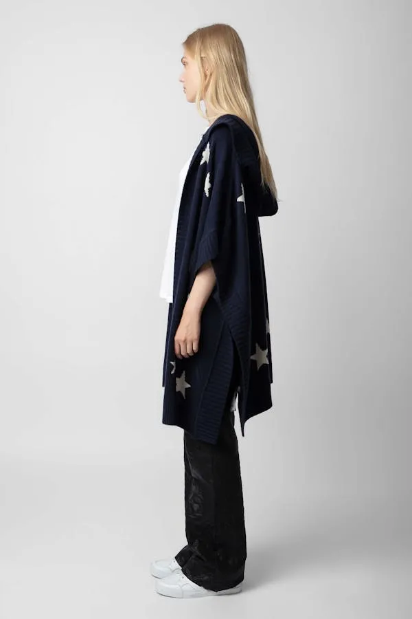 Inna Stars Cashmere Cardigan Encre