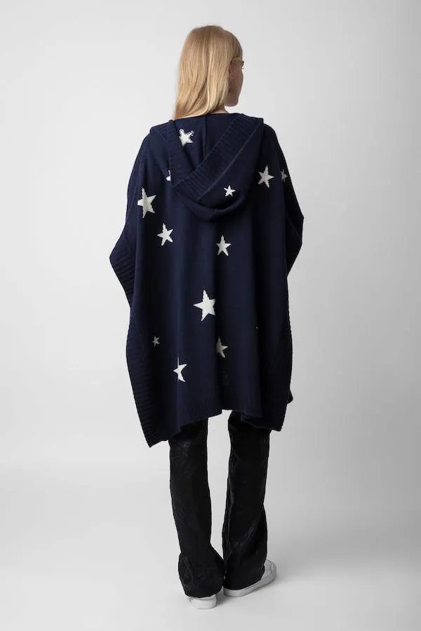 Inna Stars Cashmere Cardigan Encre