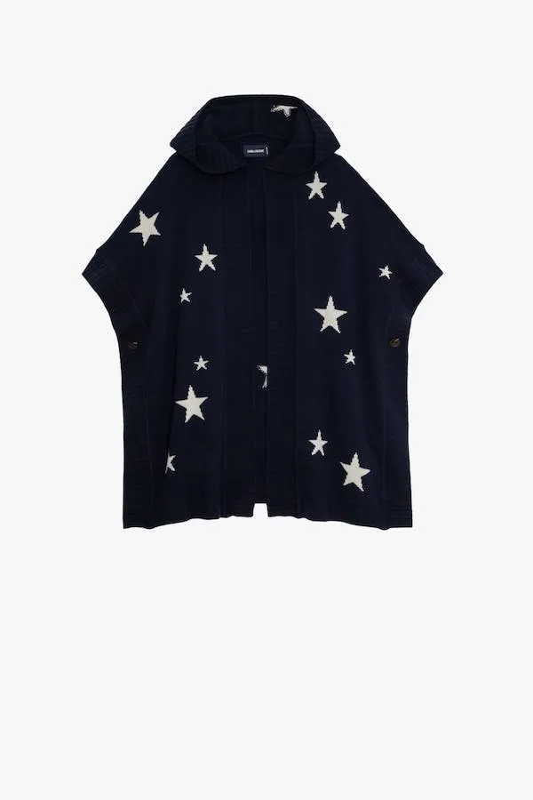 Inna Stars Cashmere Cardigan Encre