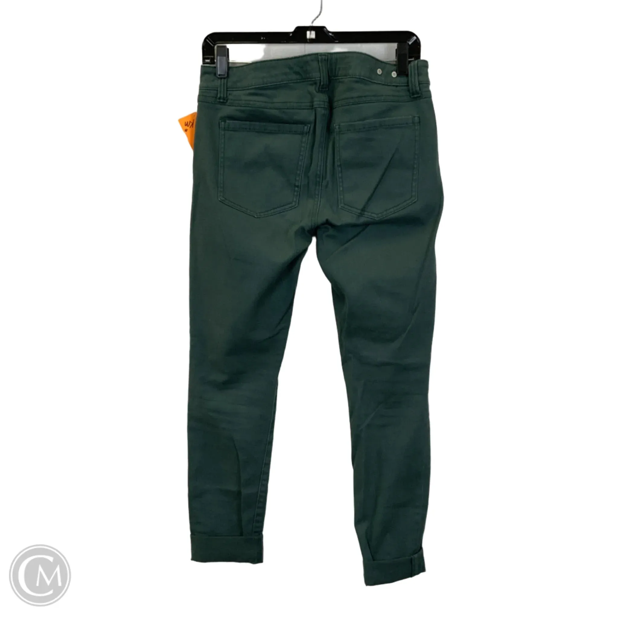 Jeans Skinny By Cabi In Green, Size: 6