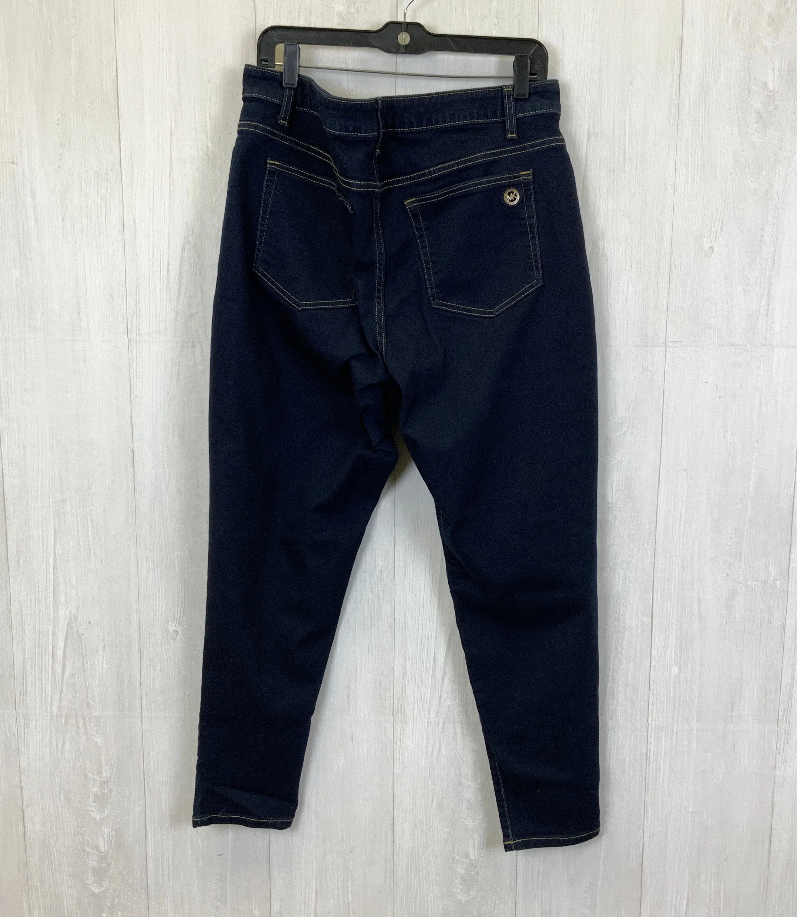 Jeans Skinny By Michael Kors In Blue Denim, Size: 16