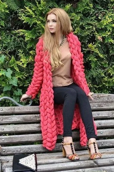 Jolie Knit Cardigan - Pink