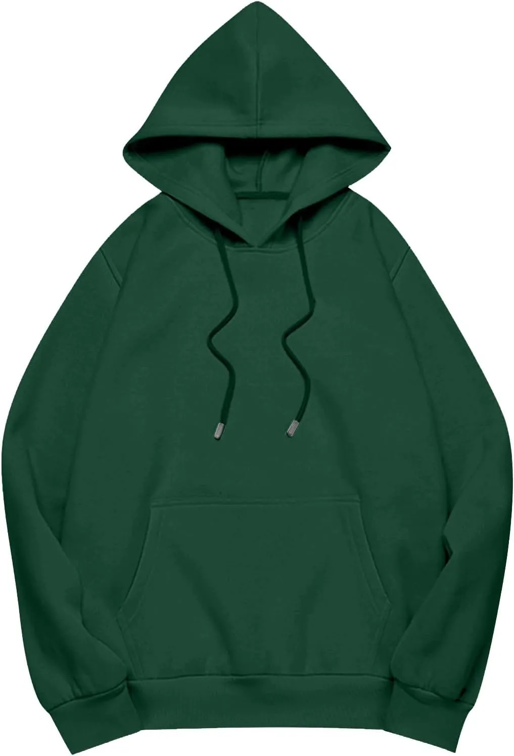 KUIOLYPOER Womens Oversized Hoodies Long Sleeve Hooded Plush Sweatshirt with Pocket 2025 Fashion Tops Trendy Outfits