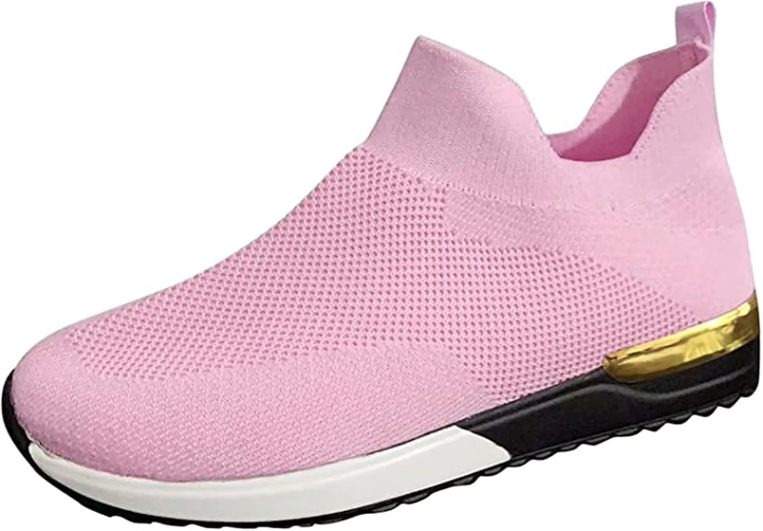 Ladmiple Gym Shoes For Women Workout Running Slip On Walking Shoes Non Slip Breathable Casual Athletic Tennis Sneakers