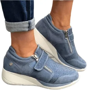 Ladmiple Shoes For Women Sneakers Slip Ons Canvas Shoes Fashion Casual Summer Low Top Platform Walking Flats Loafers