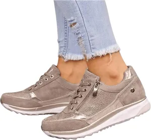 Ladmiple Shoes For Women Sneakers Slip Ons Walking Shoes Fashion Casual Athletic Non Slip Platform Tennis Running Shoes