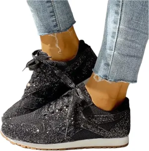 Ladmiple Shoes For Women Sneakers Trendy Walking Running Shoes Athletic Non Slip Fashion Slip On Comfort Platform Shoes