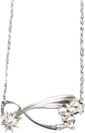 Laye Pearl Necklaces for Women Leaf Earrings Women Charms Cz Hoop Earrings Stacking Necklaces for (Silver, One Size)