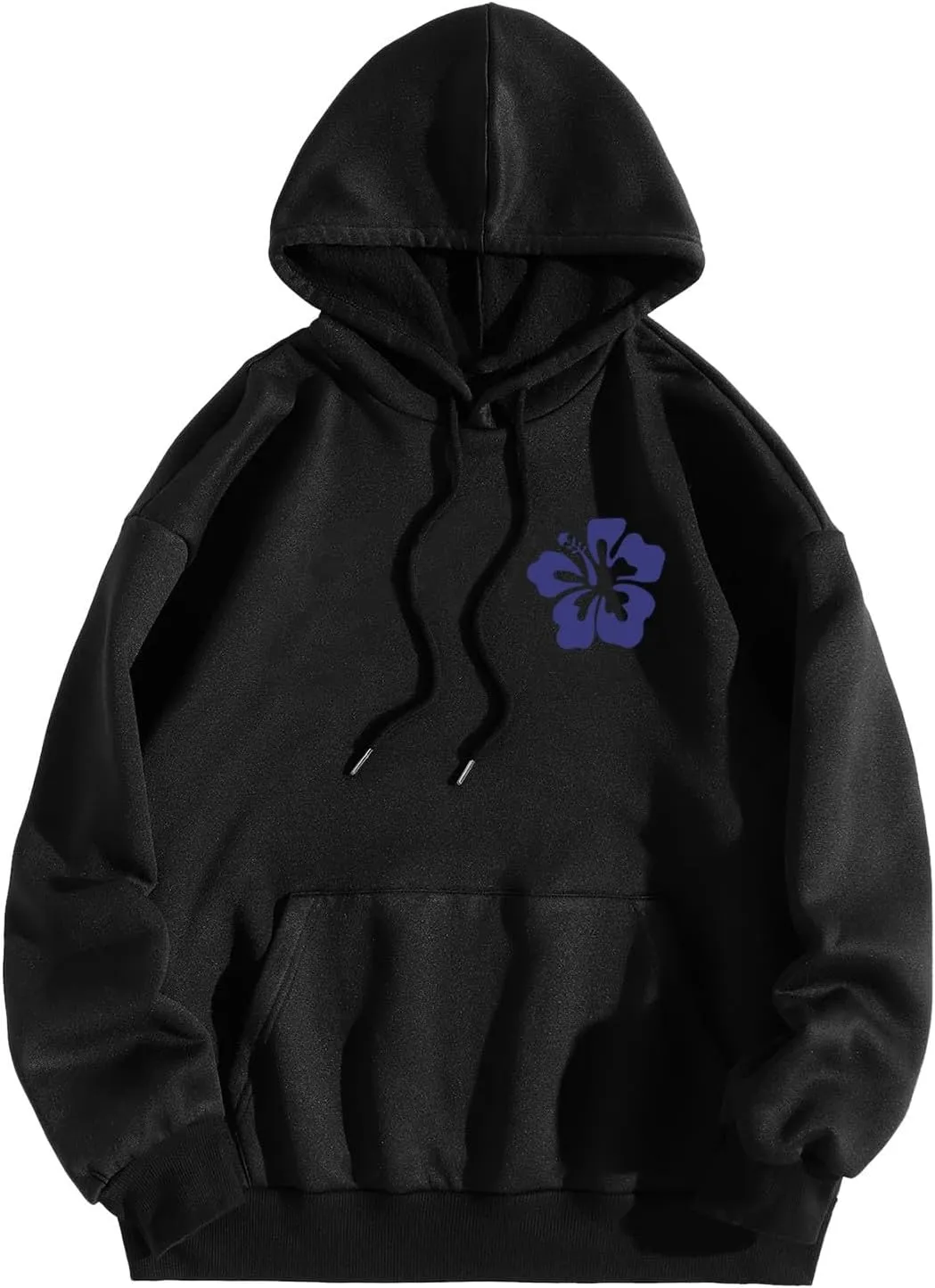 Let'S Be Happy Together Oversized Hoodies For Women Casual Long Sleeve Letter Printed Pullover Hooded Pocket Hoodie