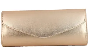 LONI Womens Clutch Bag Purse Wedding Formal Evening Solid Classic Style Handbag
