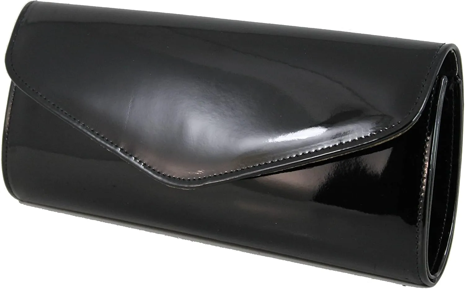 LONI Womens Clutch Bag Purse Wedding Formal Evening Solid Classic Style Handbag