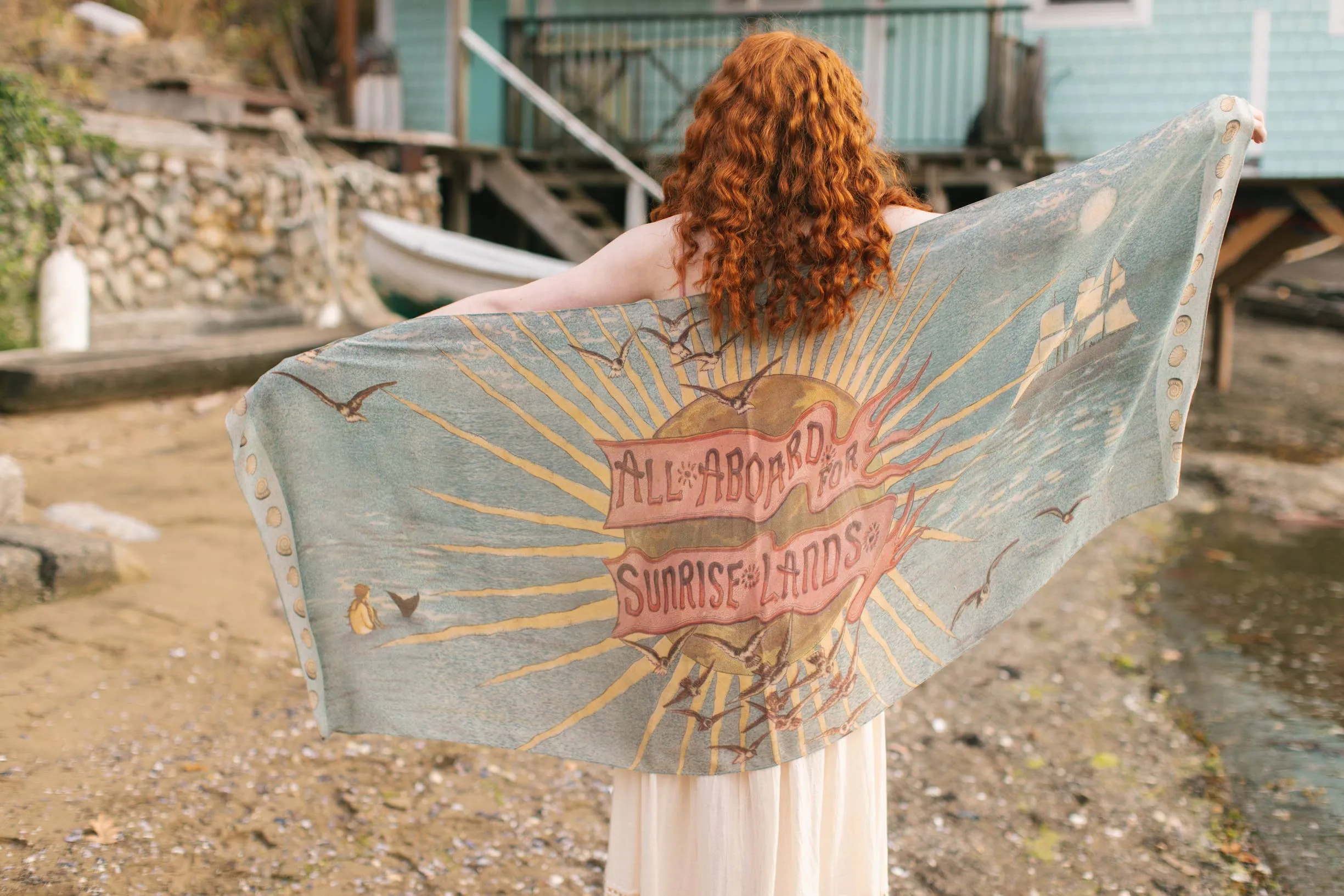 Market of Stars - Sunrise Lands Bamboo Scarf