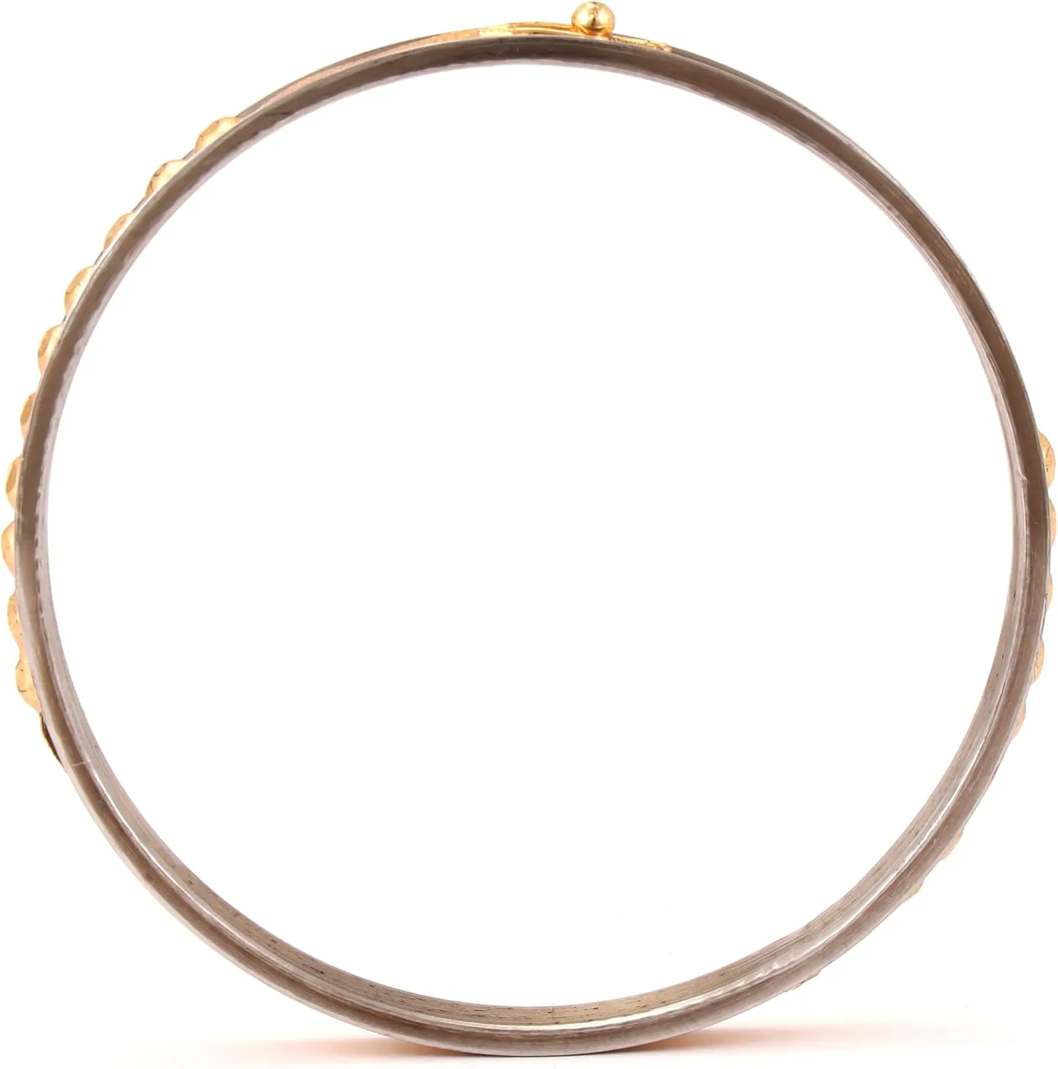 Meenakshi imitation Indian Ethnic Handcrafted Micro Gold Plated Bangali Noa Bangles Set of 2 Designer Traditional Jewelry Bangle Bracelets For Women