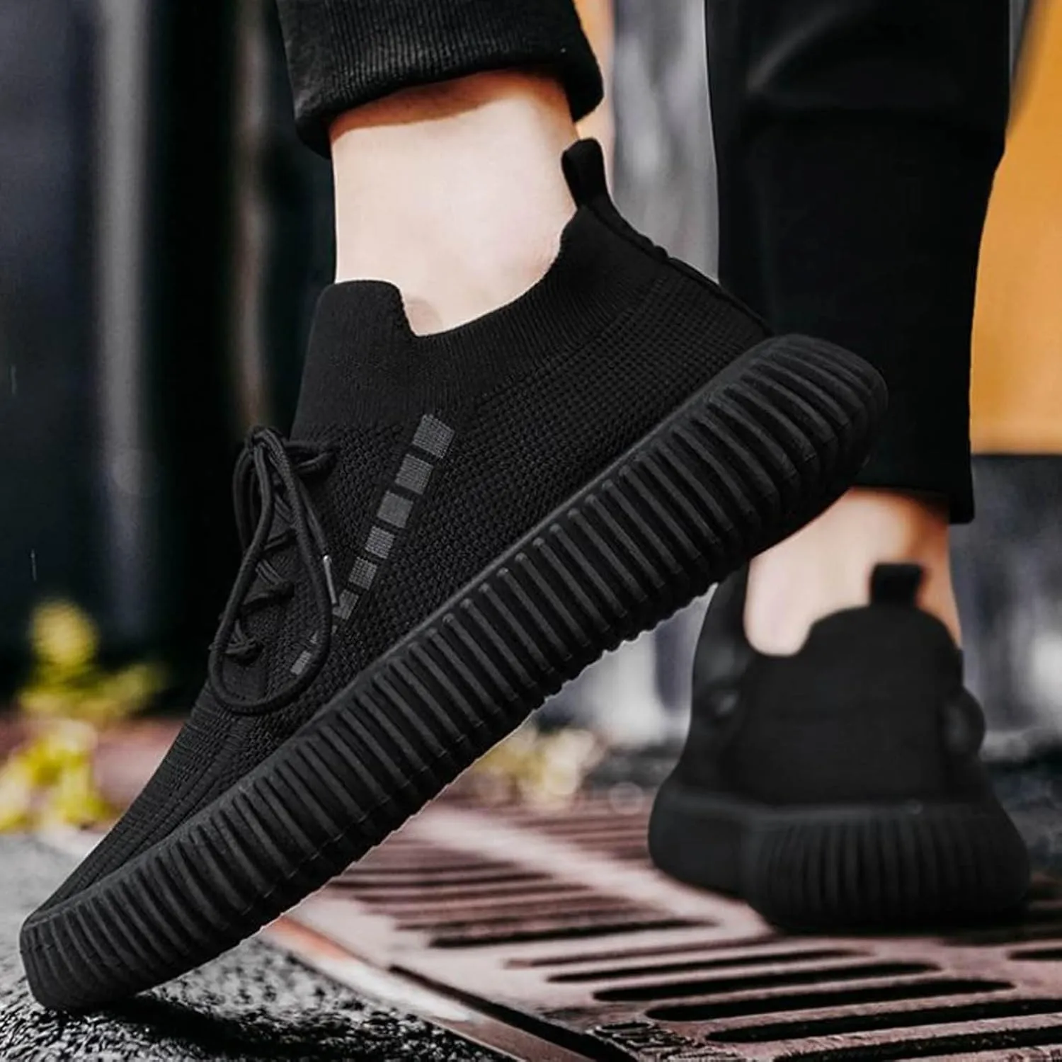 Men's Comfortable Diabetic Shoes Comfortable Breathable Stretch Canvas Slip On Sneaker Convenient Slip On Shoes