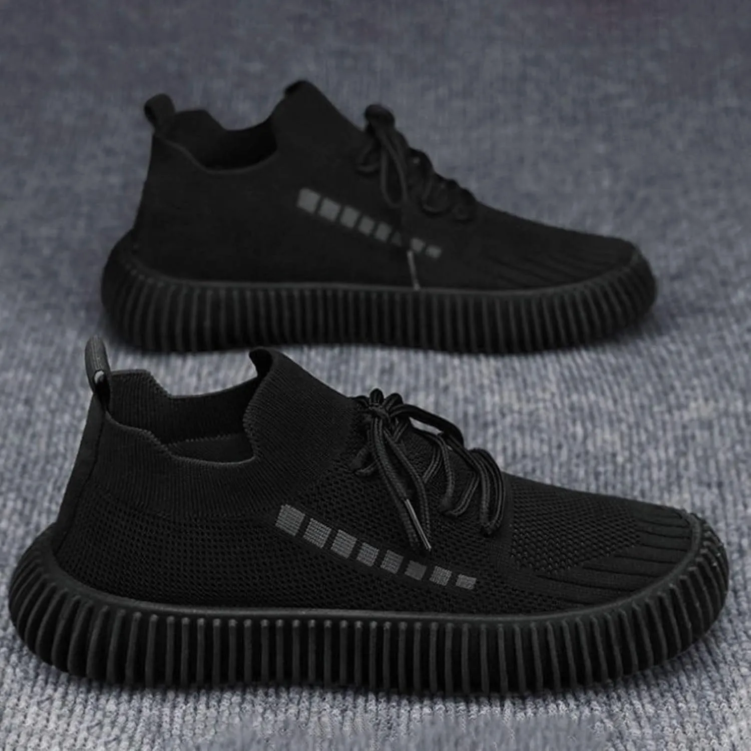 Men's Comfortable Diabetic Shoes Comfortable Breathable Stretch Canvas Slip On Sneaker Convenient Slip On Shoes