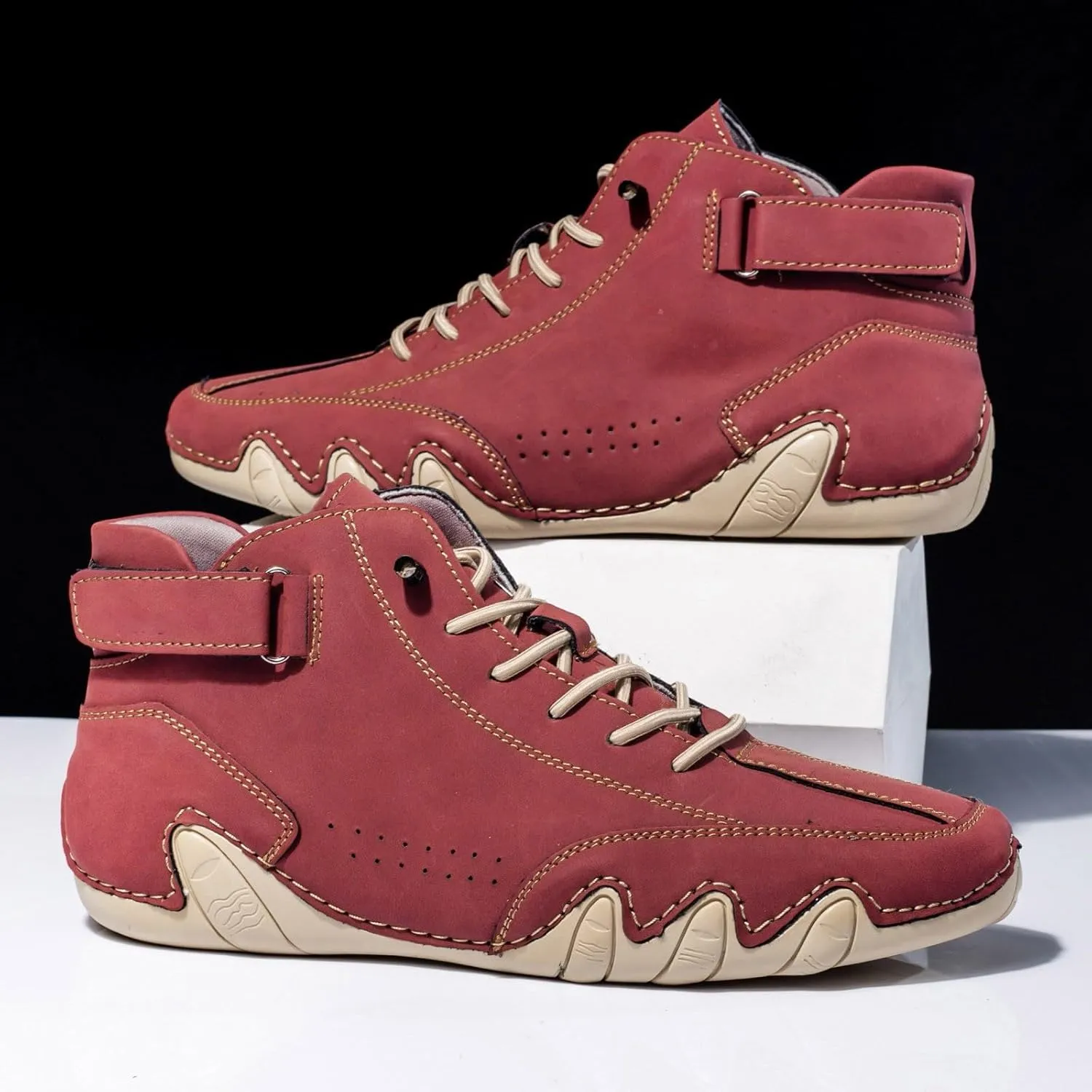 Men's Slip Shoes Couple's Foreign Trade High Top Boots Men and Women Leisure Short Boots Shoes Casual Men