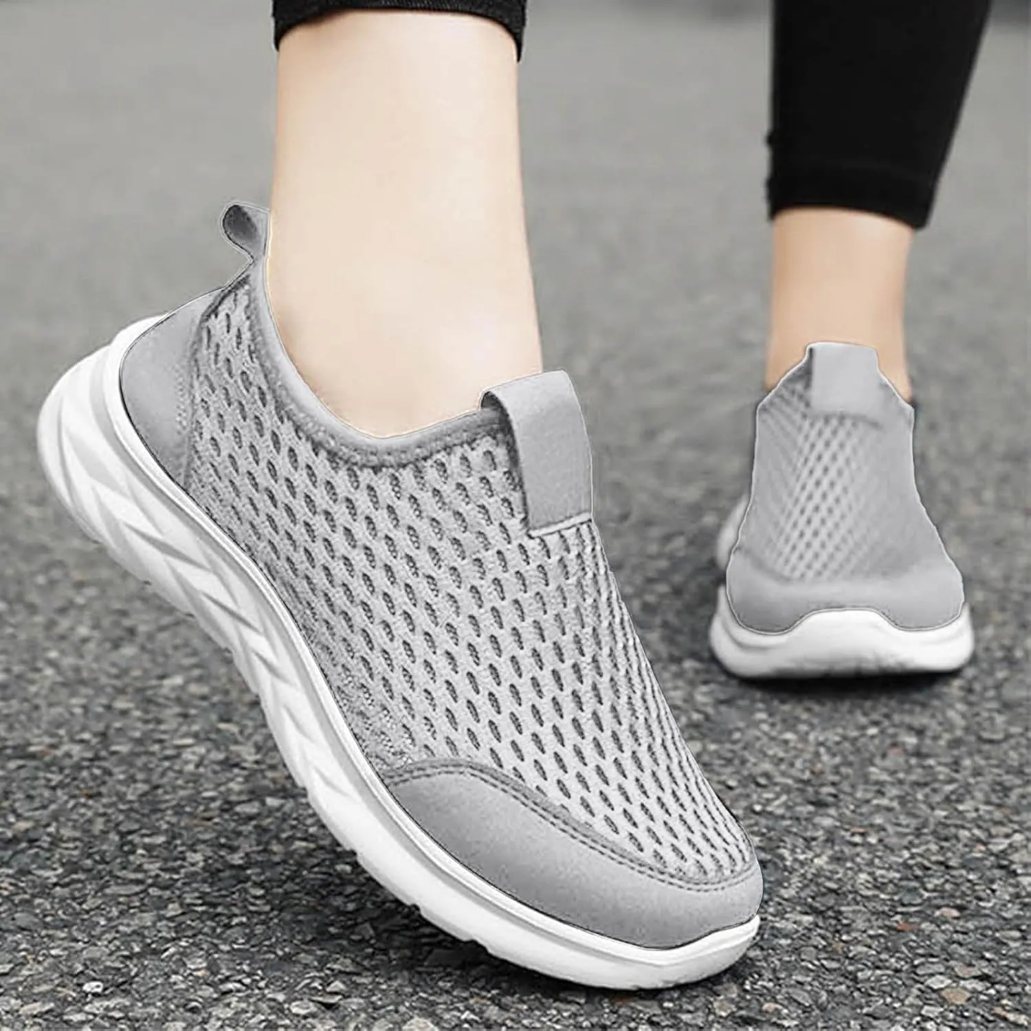 Mens Tennis Shoes Men's Running Shoes Lightweight Breathable Walking Shoes Non Slip Sneakers Mesh Casual Sports Shoes