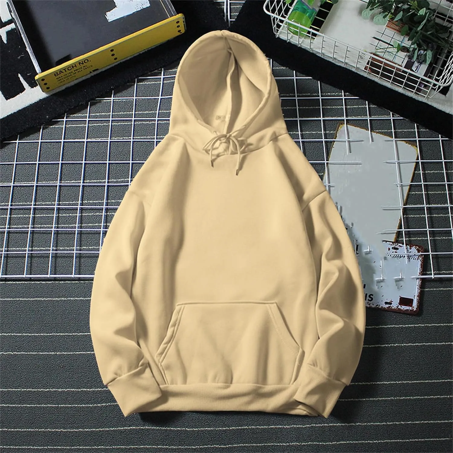 Mmoneyake Women Hoodies Oversized Fleece Long Sleeve Comfy Casual Basic Pullover Sweatshirts Loose Sweatshirt Fall Outfits