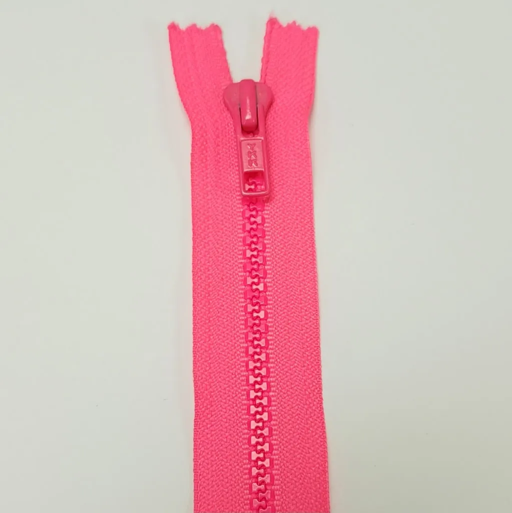 Molded Plastic Zipper | Closed End | #5 | 7" / 18 cm