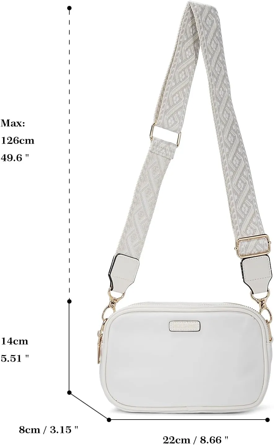 molshine Small Crossbody Bags,Nylon Shoulder Bag,Waterproof Waist Packs with Adjustable Strap for Men Women Traveling Workout