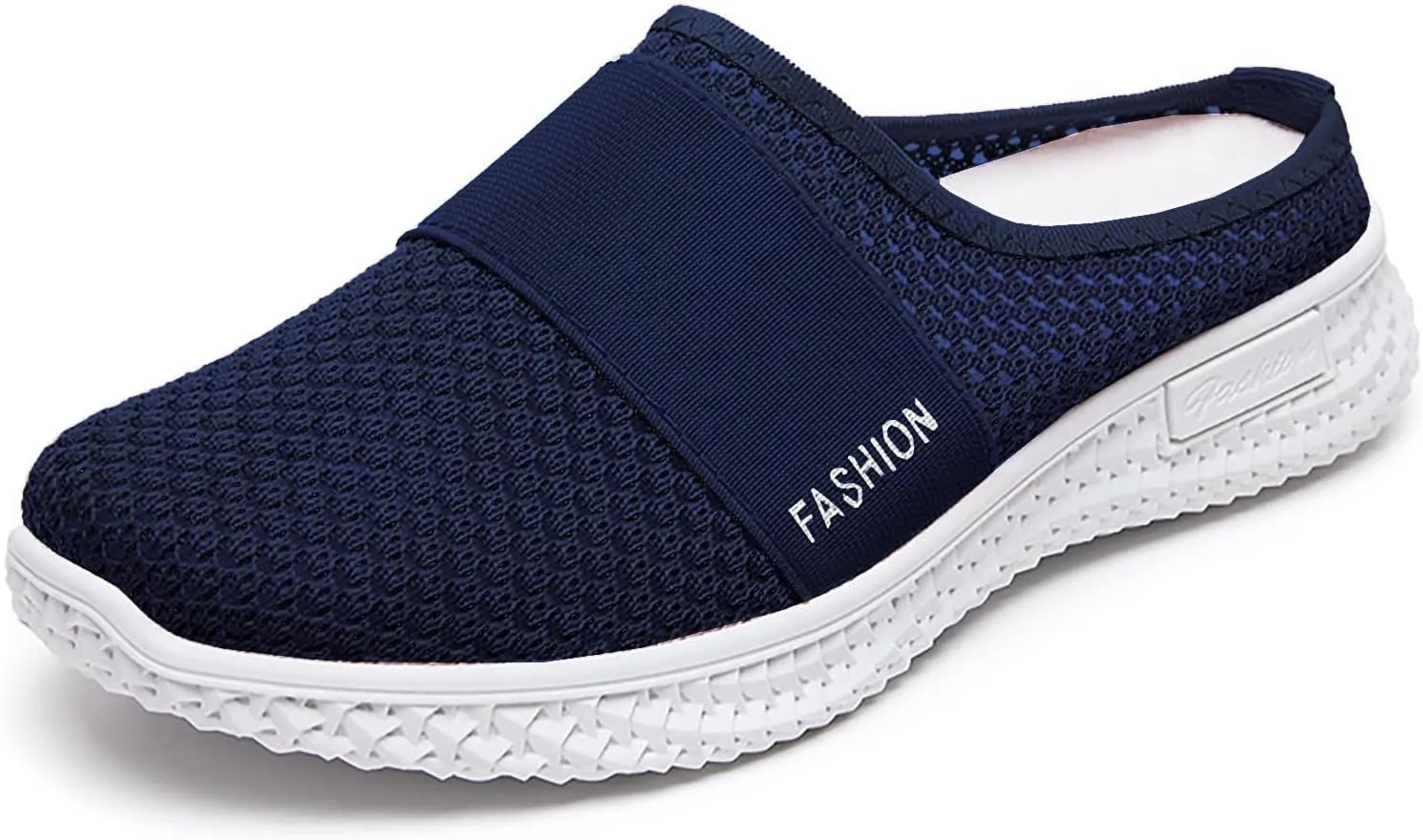 Mules Clogs for Women Diabetic Air-Cushion Slip-On Walking Shoes Lightweight Platform Mesh Mules Sneaker Sandals Orthopedic Slippers Backless Sneakers