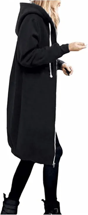 NBXNZWF Womens Zip Up Hoodies Fall Oversize Fleece Jacket Long Sleeve Hooded Lightweight Tunic Sweatshirt With Pockets
