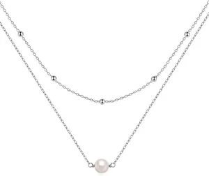 Newshows Necklaces for Women Simple Silver Jewelry Necklaces for Women Trendy Gifts