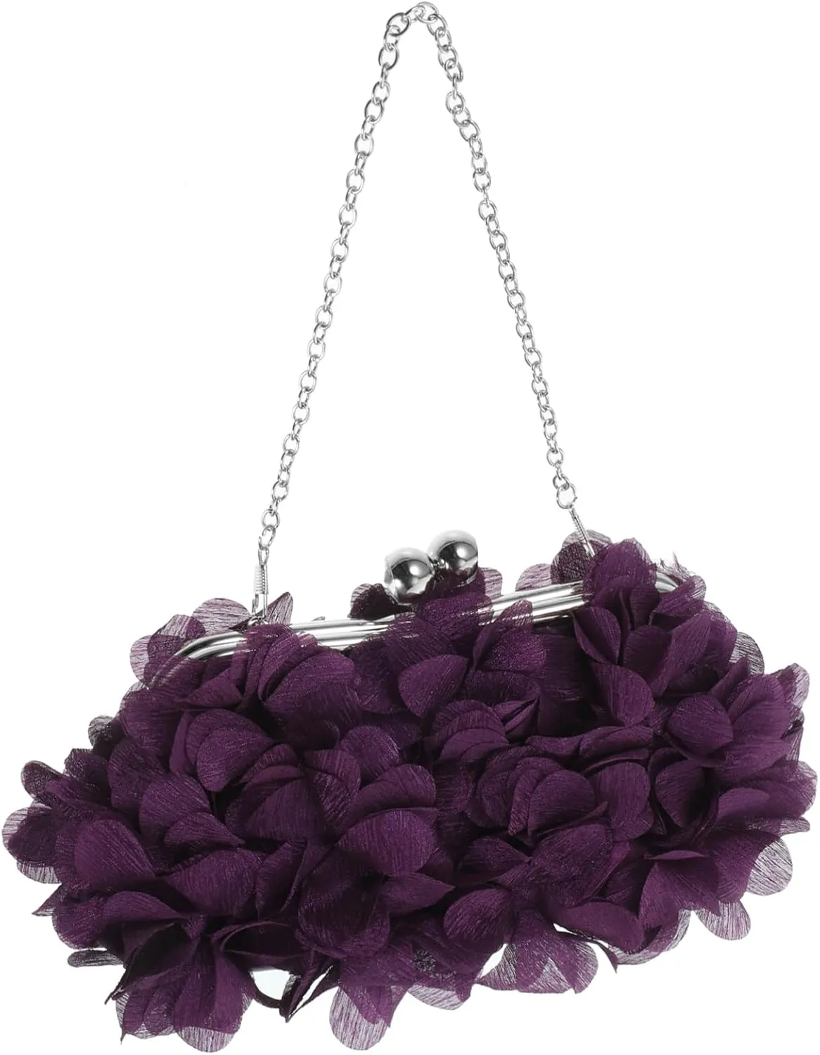 NOLITOY Flower Party Bag Navy Clutch Bags Handbag Fancy Bride Bags Dress Bag Purse Wallet Women Flower Wedding