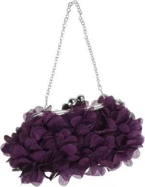 NOLITOY Flower Party Bag Navy Clutch Bags Handbag Fancy Bride Bags Dress Bag Purse Wallet Women Flower Wedding