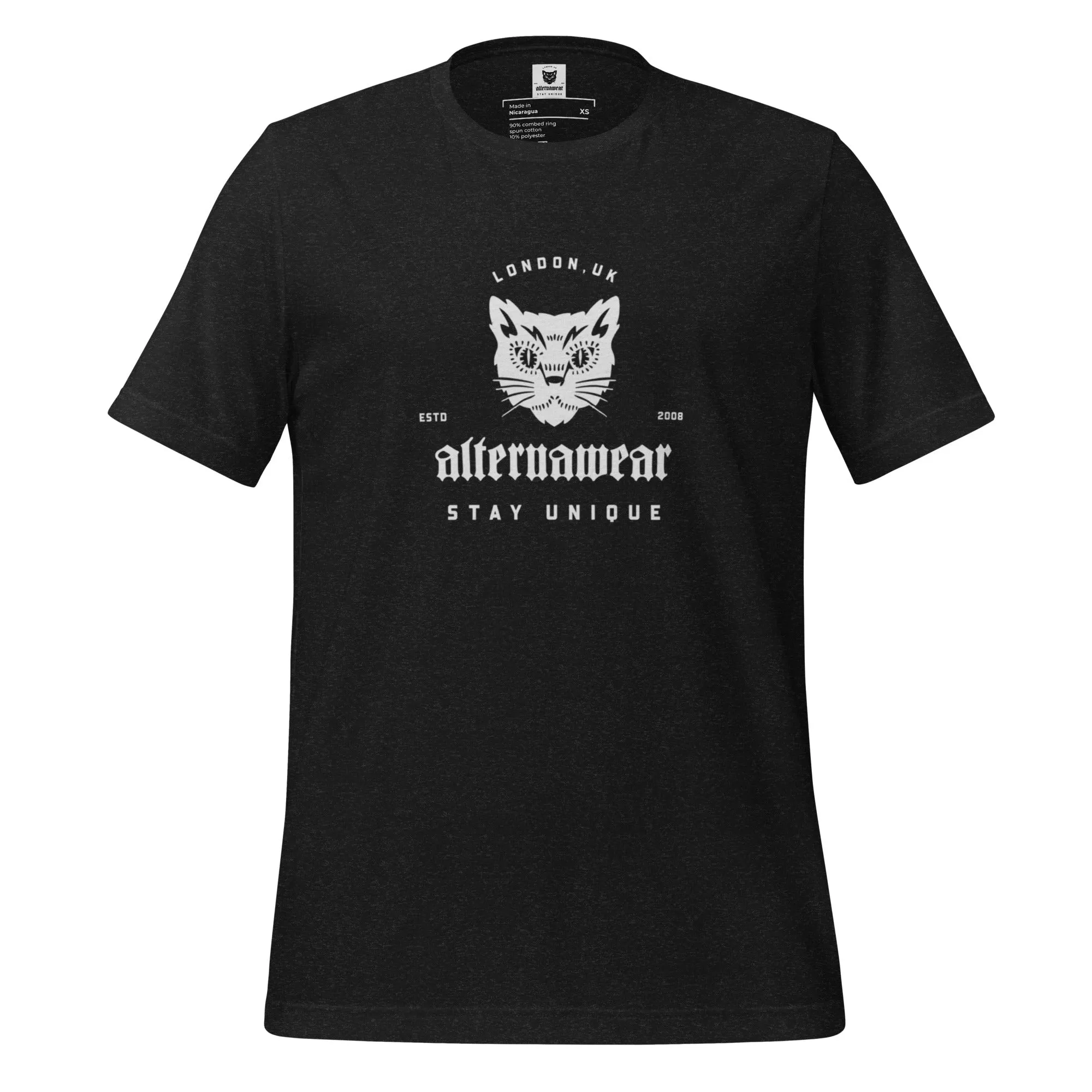 Not Your Cute Cat T-Shirt  Punk Graphic Tee for Wild Souls