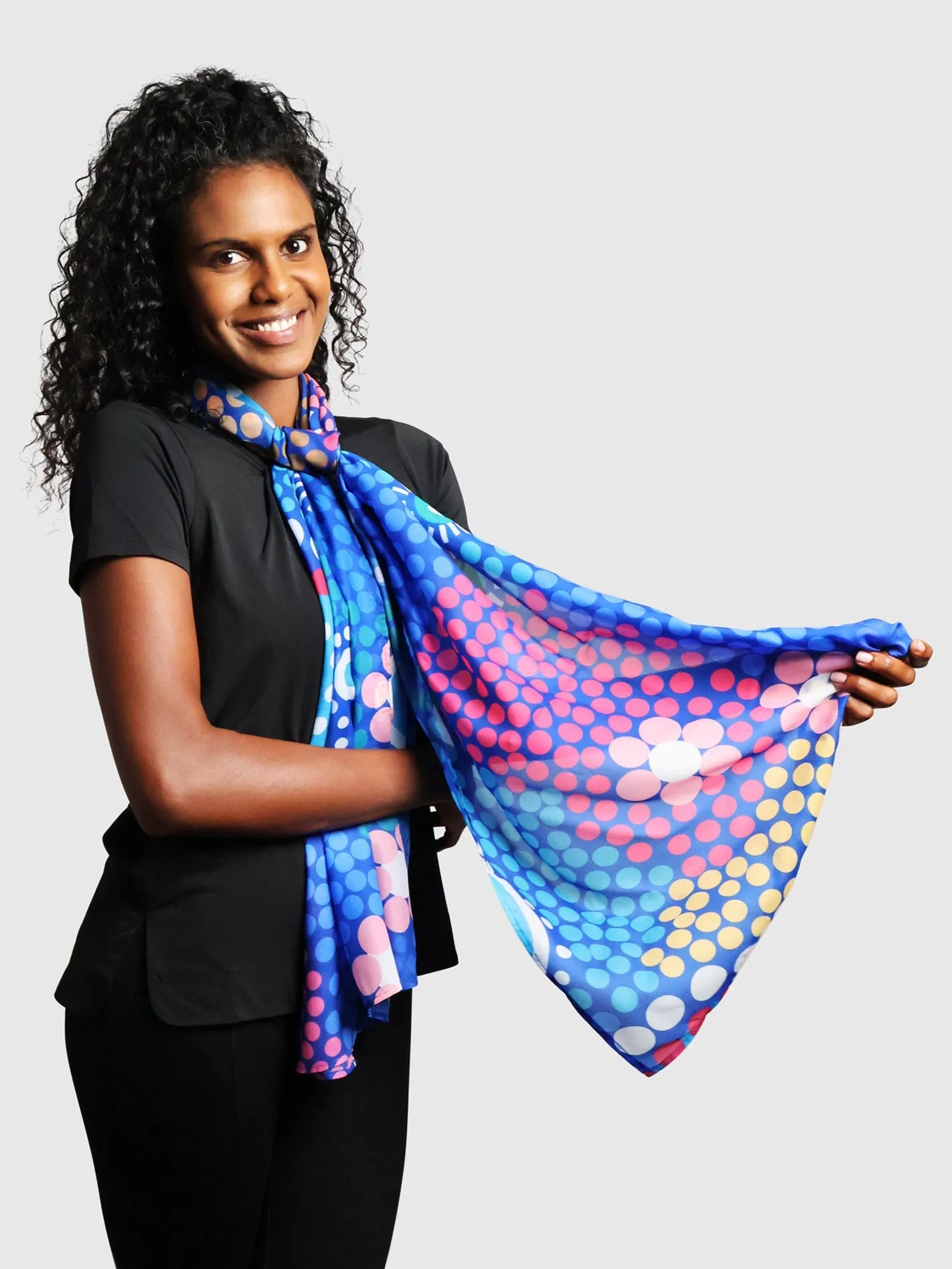 Old Ways Guiding New Paths - NAIDOC 2025 Chiffon Scarf