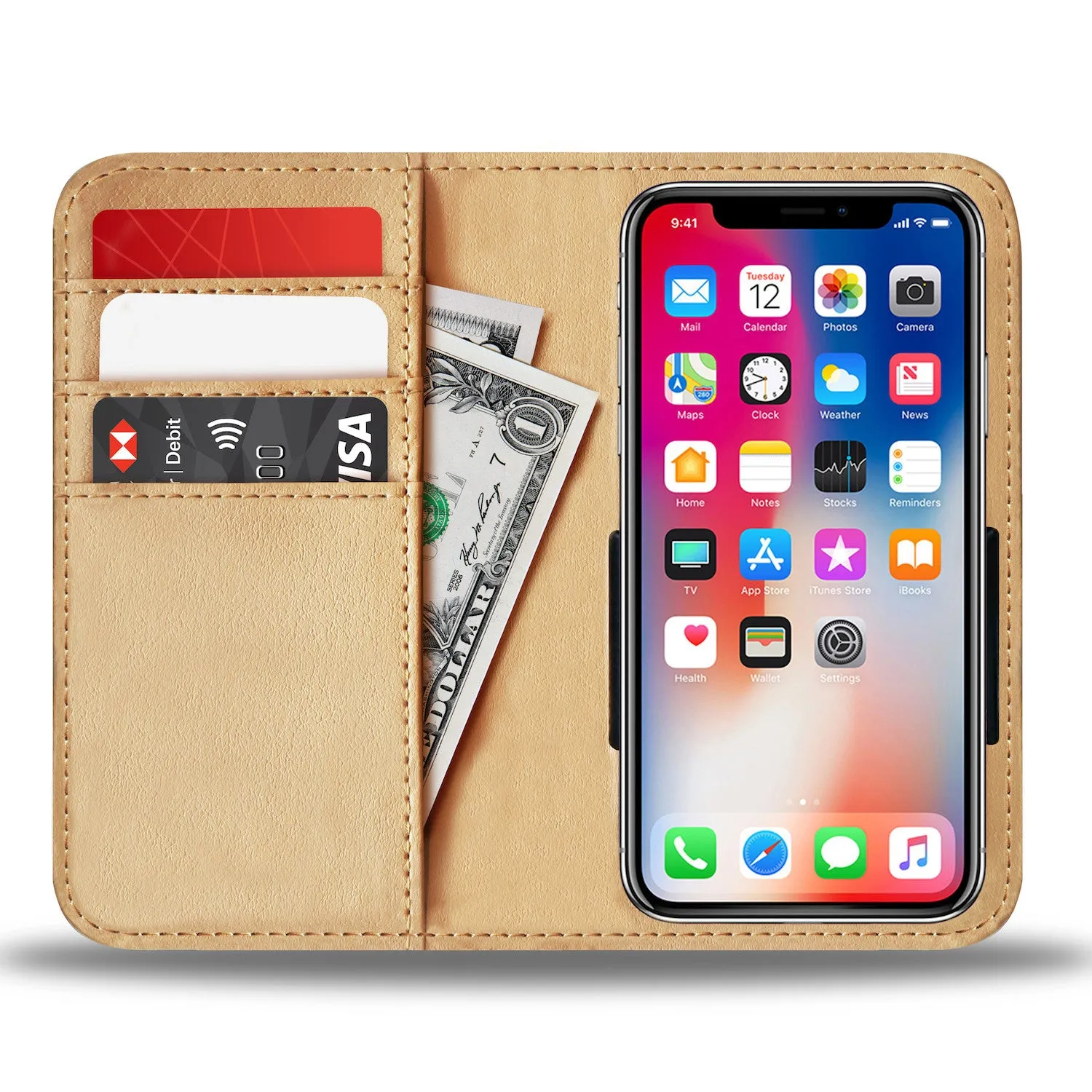 Orange Cats Wallet Case