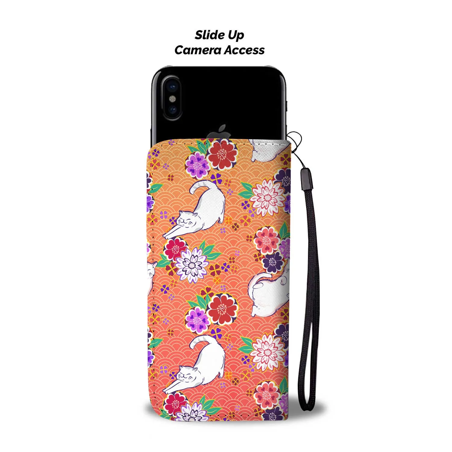Orange Cats Wallet Case