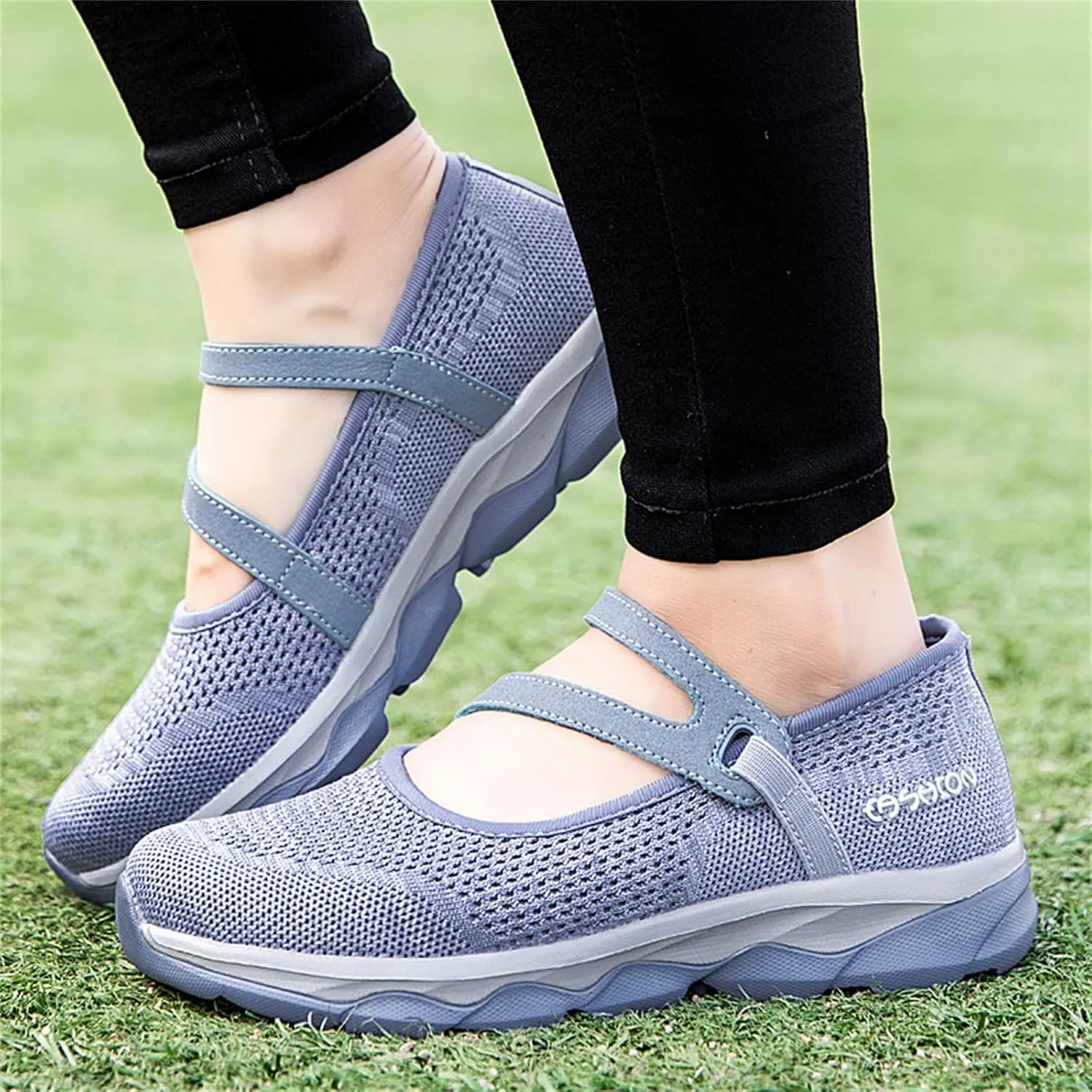 Orthopedic Comfortable Sneakers for Women Slip On Walking Shoes with Arch Support Casual Loafers Plantar Fasciitis Relief Foot Pain Diabetic