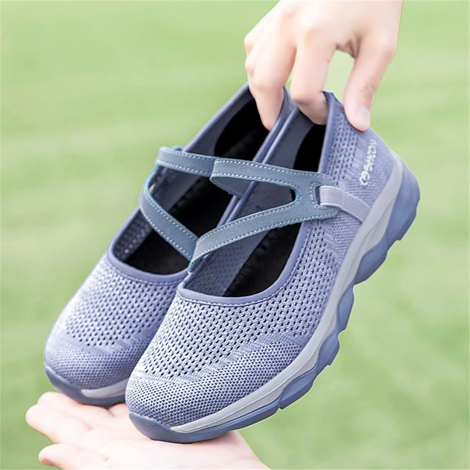 Orthopedic Comfortable Sneakers for Women Slip On Walking Shoes with Arch Support Casual Loafers Plantar Fasciitis Relief Foot Pain Diabetic