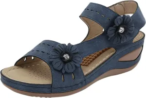 Orthopedic Slippers for Women 6 Wide All Black Orthopedic Shoes for Women Heeled Sandals for Women Arch Support Ladies Leather Sandals Plantar Fasciitis Sandals Closed Toe Black Shoes Women Dressy