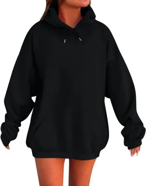 Oversized Hoodies for Women Trendy Casual Comfy Fleece Pullover Loose Fit Plus Size Cute Sweatshirts Winter