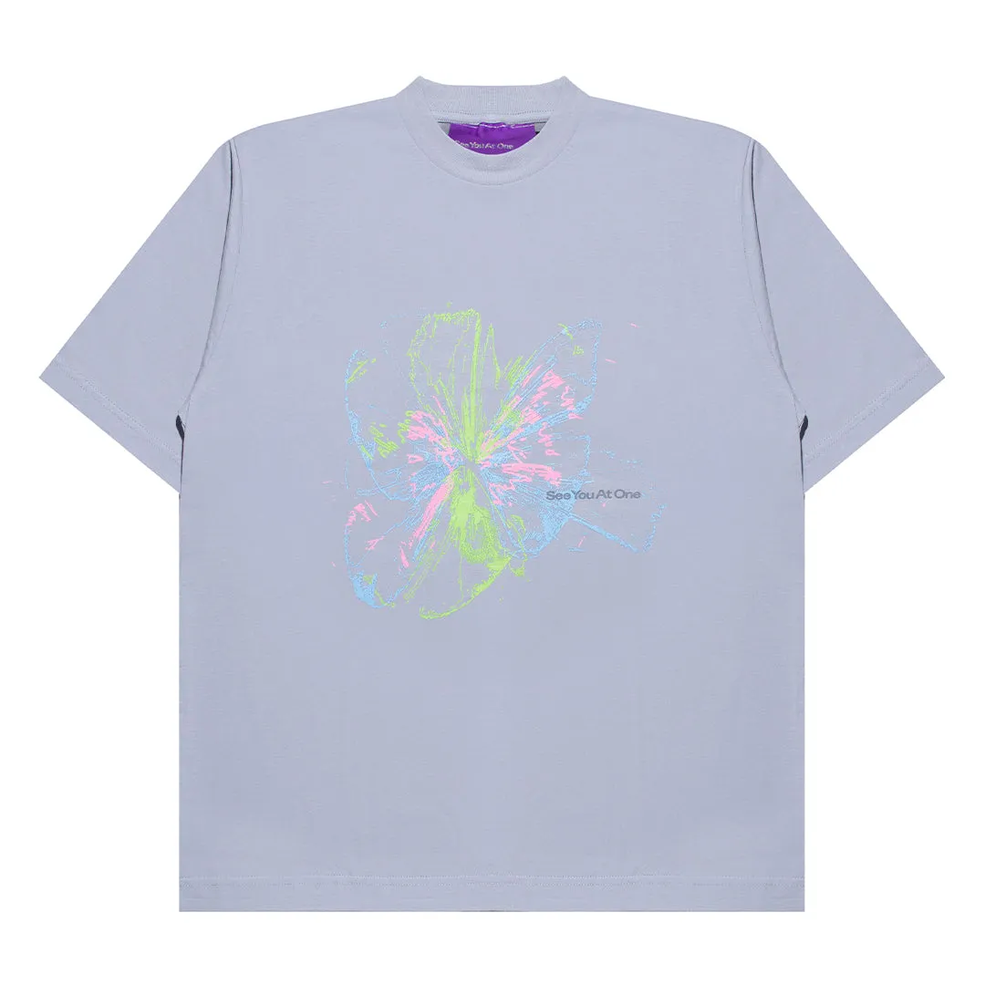 PEONY TEE GREY