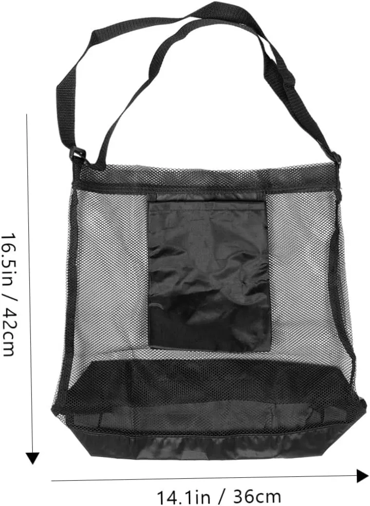 Picking Bag Large Bag Folding Shoulder Bag Reusable Shoulder Bag Mesh Bag Portable Shoulder Bag