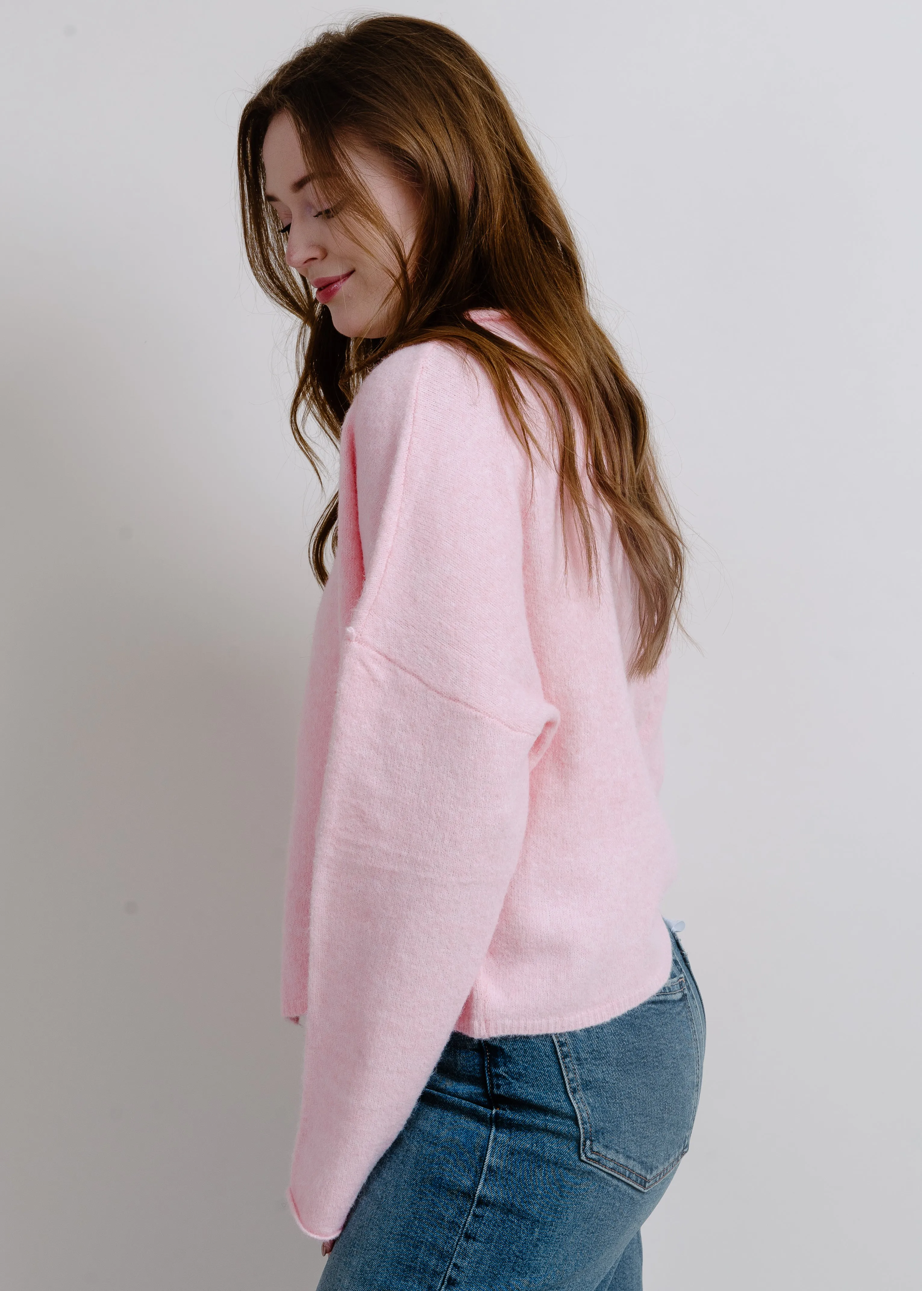 Piper Cardigan - Baby Pink