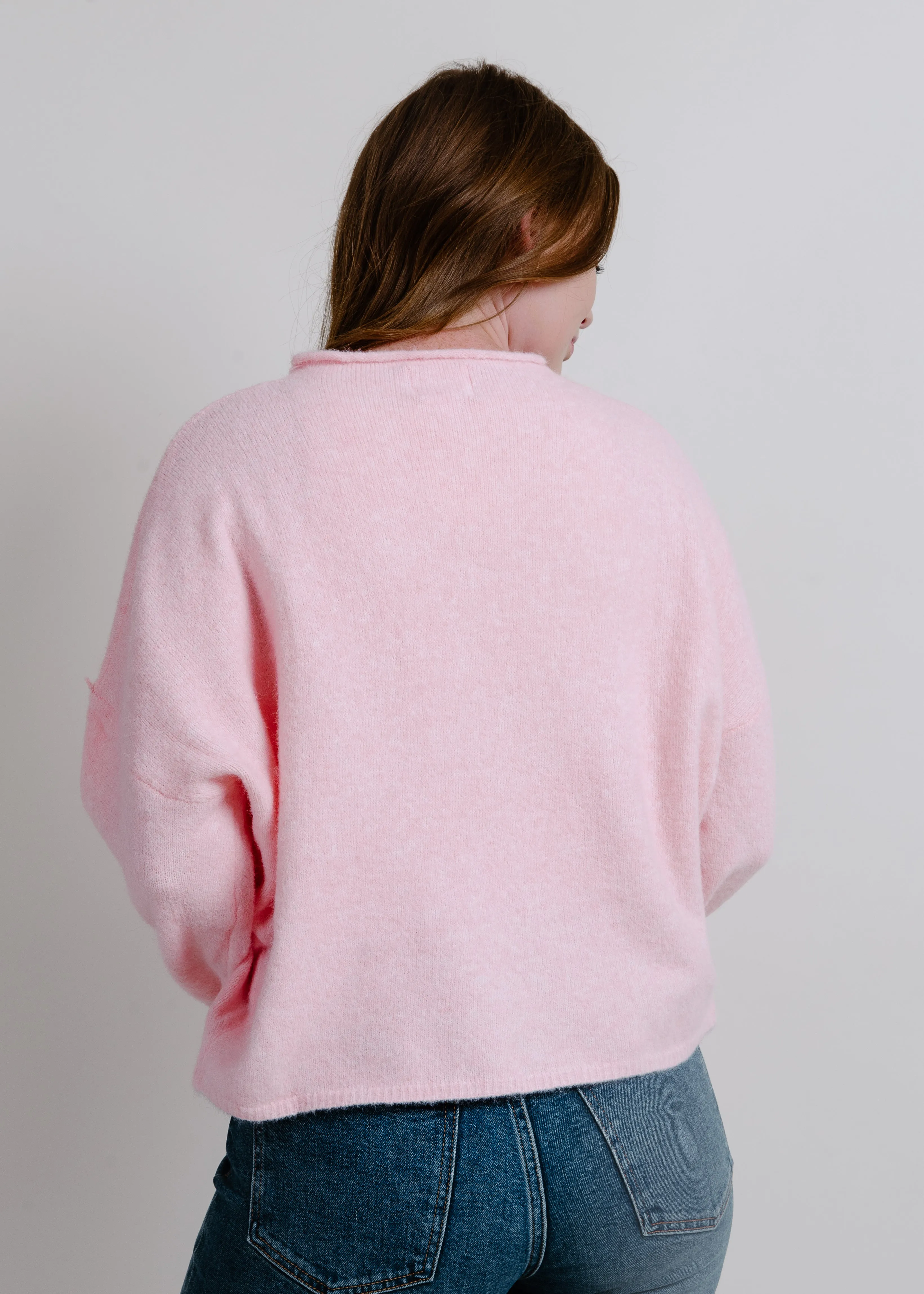 Piper Cardigan - Baby Pink