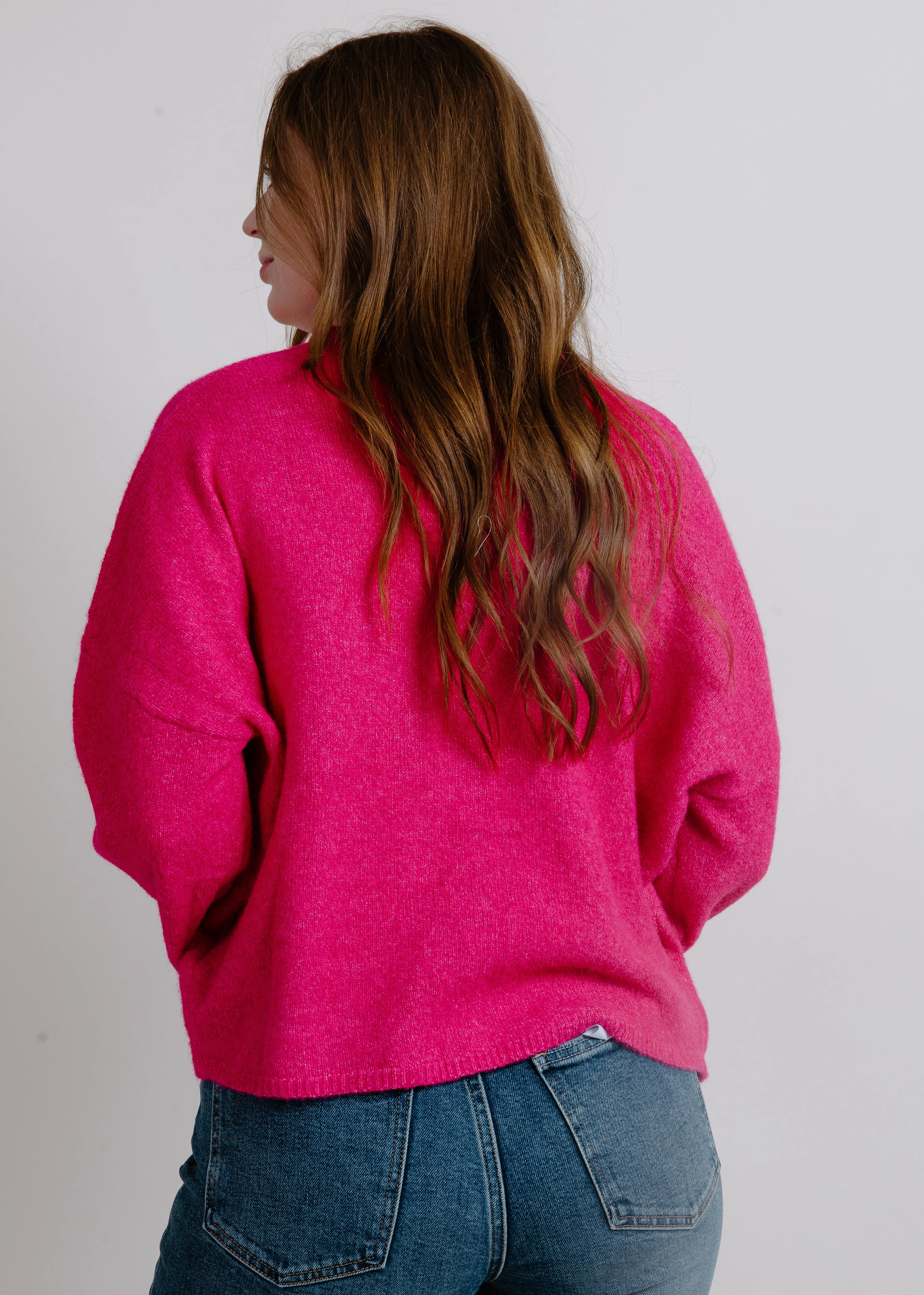 Piper Cardigan - Fuchsia