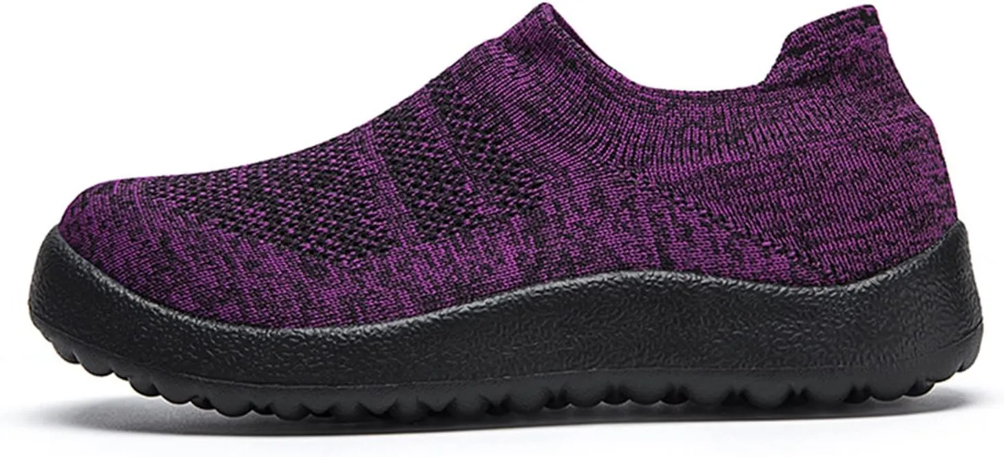 Platform Sneakers for Women Slip On Black Comfy Winter Shoes Women Brown Comfortable Walking Shoes for Women Black Non Slip Shoes for Women Plantar Fasciitis Women Slip On Tennis Shoes Size 8