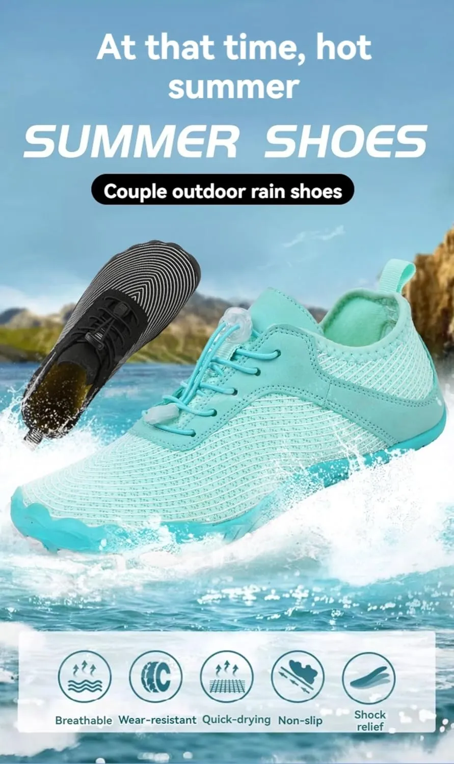 Pro Barefoot Shoes Hike Barefoot Footwear Women Men Fashion Casual Walking Shoes Comfortable Breathable Mesh Trainers Soft Flat Shoe for Swimming Surfing Hiking