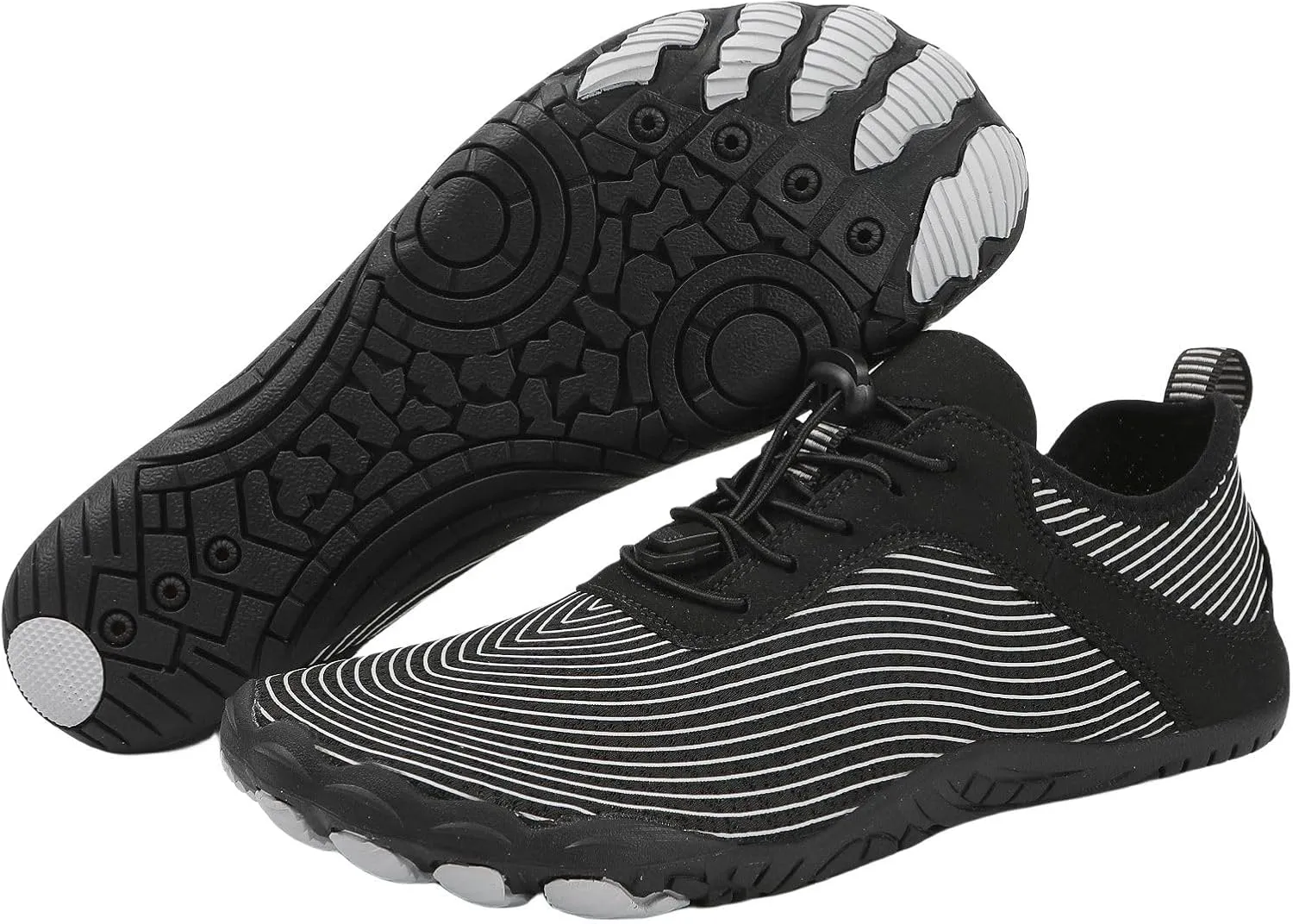 Pro Barefoot Shoes Hike Barefoot Footwear Women Men Fashion Casual Walking Shoes Comfortable Breathable Mesh Trainers Soft Flat Shoe for Swimming Surfing Hiking